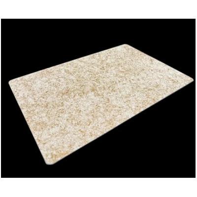 ふるさと納税 高野町 ガラスプレート S(D) 乱糸(マット仕上げ)純白