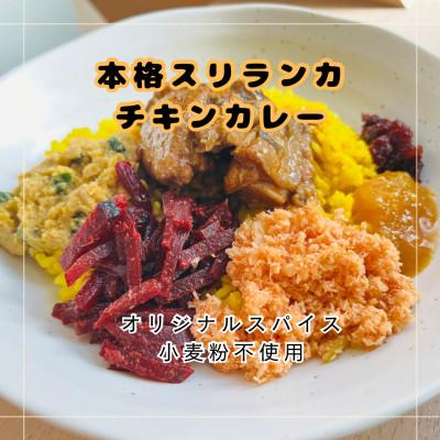 ふるさと納税 岡崎市 本格スリランカ チキンカリーセット 愛知県岡崎市産 ジャスミンライス付き 1食