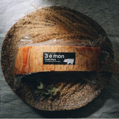 ふるさと納税 坂東市 乾塩ベーコンブロック(約500g)