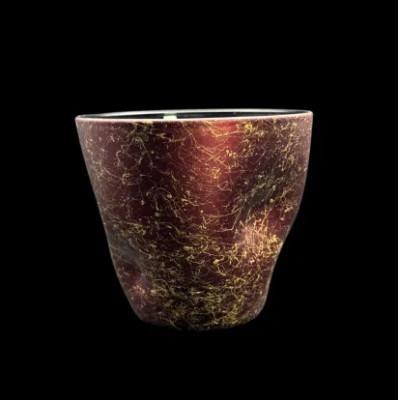 ふるさと納税 高野町 フリーカップS 乱糸(マット仕上げ)赤溜