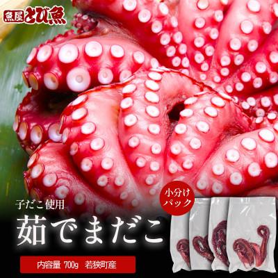 ふるさと納税 若狭町 茹で まだこ 小分け700g 真空パック入