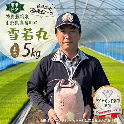 ふるさと納税 高畠町 [数量限定]精米 令和7年 遠藤農園 遠藤五一 雪若丸 特別栽培米 5kg