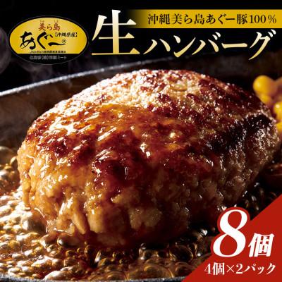 ふるさと納税 糸満市 [沖縄高級ブランド豚]美ら島あぐー ハンバーグ 960g(120g×8個)