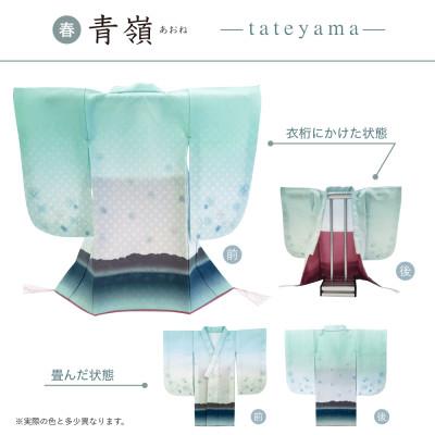 ミニチュア着物 飾り 6点セット ふるさと納税 氷見市 ミニチュア着物 tateyama3点(完成品)+ミニ衣桁1点