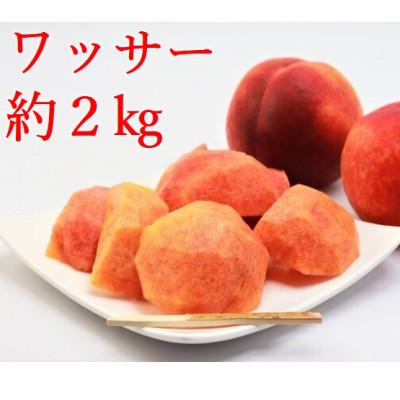 ふるさと納税 中野市 ワッサー 約2kg [桃+ネクタリンの掛け合わせ]