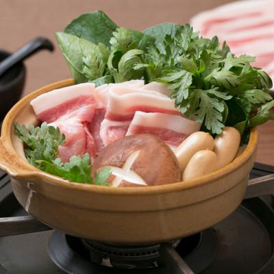 ふるさと納税 石井町 新鮮野菜&amp;阿波美豚しゃぶしゃぶセット すだちぽん酢付き 013-013