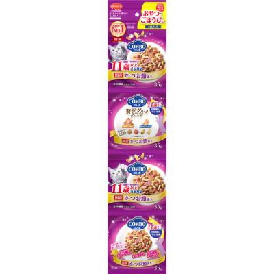 ふるさと納税 袋井市 コンボ キャット 連パック 毛玉対応 11歳以上 かつお節添え 140g×30セット