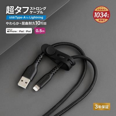 ふるさと納税 海老名市 (オウルテック) 急速充電2.4Aデータ転送 TypeA to Lightningケーブル50cm