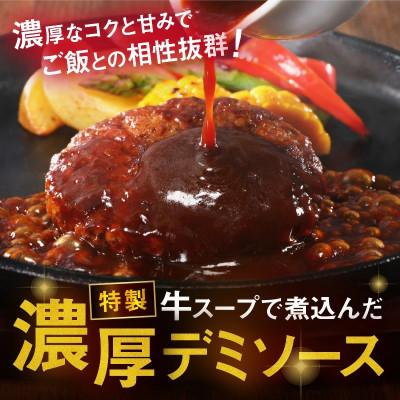 ふるさと納税 飯塚市 デミソースのハンバーグ2種(プレーン&チーズ) 計16個 |  | 01