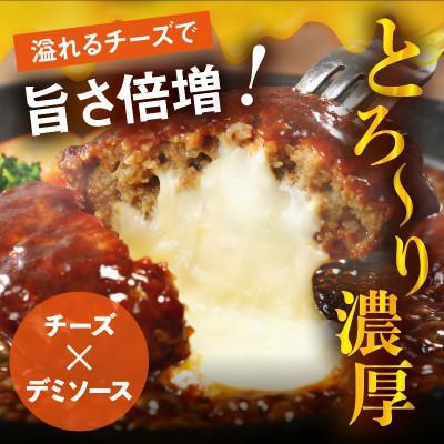 ふるさと納税 飯塚市 デミソースのハンバーグ2種(プレーン&チーズ) 計16個 |  | 02