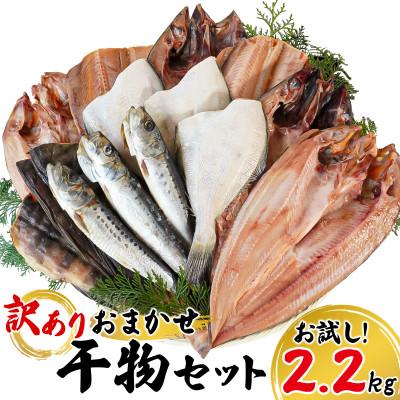 ふるさと納税 鹿部町 訳あり干物 詰め合わせ 2.2kg