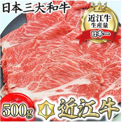 ふるさと納税 近江八幡市 [CP対象][総本家 肉のあさの]近江牛肩ロースすき焼き用 500g(250g×2)[AE16U]