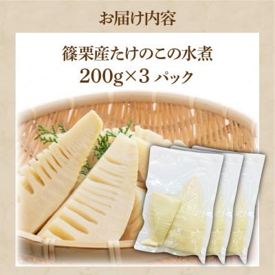 ふるさと納税 篠栗町 篠栗産たけのこの水煮200g×3パック | 