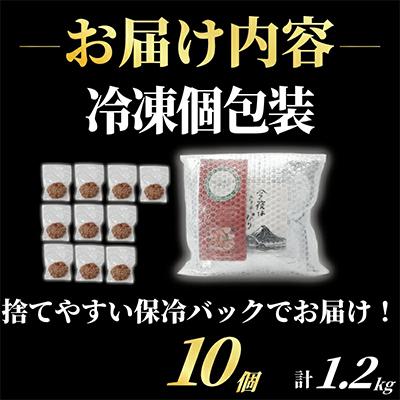ふるさと納税 藤沢市 国産黒毛和牛と鹿児島県産黒豚の生ハンバーグ計10個 |  | 03