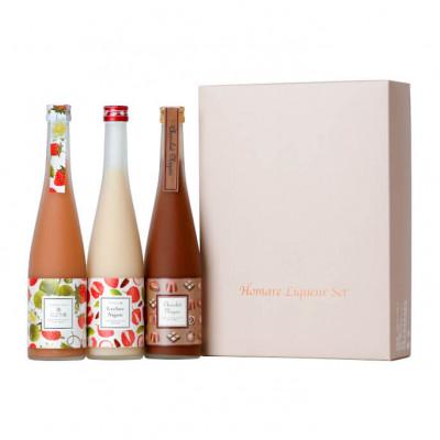 ふるさと納税 喜多方市 喜多方リキュールセット500×3種セット(ショコラ・苺・桃)