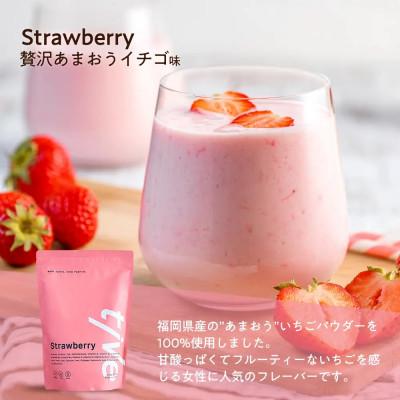ふるさと納税 まんのう町 プロテイン あまおうイチゴ味 (2kg・500g×4/シェイカー付) tive