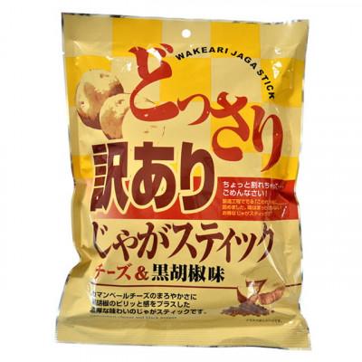 ふるさと納税 まんのう町 どっさり 訳アリじゃがスティック (チーズ&amp;黒胡椒味) (200g×3袋)