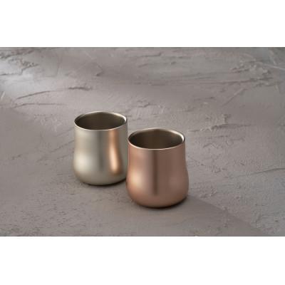 ふるさと納税 燕市 18-8ステンレス二重構造 エレガンス フリーカップペア