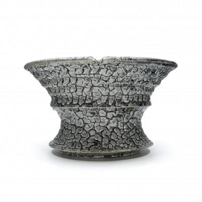 狂鉢 ふるさと納税 かすみがうら市 狂鉢 Babel -Black crack-(135-160mm