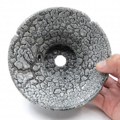 ふるさと納税 かすみがうら市 狂鉢 Babel -Black crack-(135-160mm