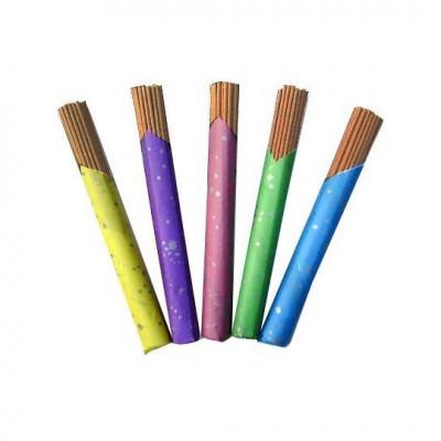 ふるさと納税 鹿沼市 栃木県鹿沼市産 墓参用杉線香 赤五色 1,000把入り