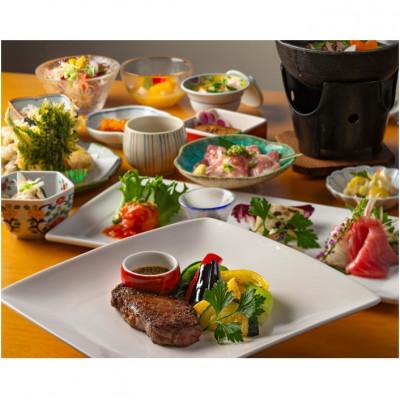 ふるさと納税 二本松市 [特選福島牛サーロインステーキプラン]空の庭リゾート 1泊2食付きペア宿泊券