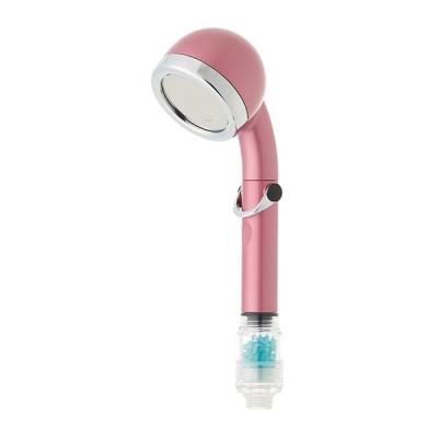 ふるさと納税 山県市 シャワーヘッド amane ジュエリー メタリックピンク(高洗浄力・節水・節ガス)