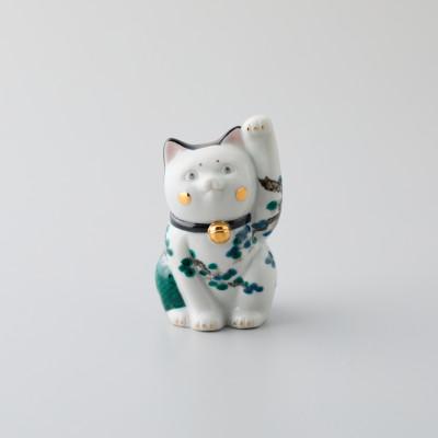 ふるさと納税 能美市 九谷焼 まねき猫 左手 招きのまねこ 河本真詩作