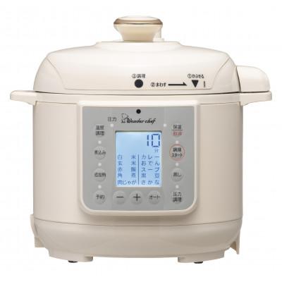 ふるさと納税 豊中市 マイコン電気圧力鍋3.0L楽ポン ヌージュ