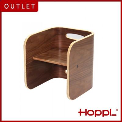 ふるさと納税 川西市 [アウトレット品]HOPPL(ホップル)コロコロチェア ブラックウォールナット