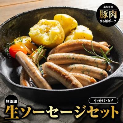 ふるさと納税 江津市 まる姫ポーク 無添加 生ソーセージ セット(江津市)