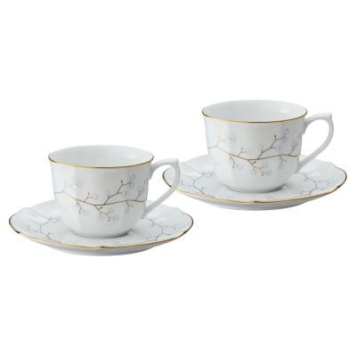ふるさと納税 みよし市 ノリタケ[ホワイトベル]コーヒーカップ&amp;ソーサーペア
