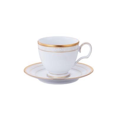 ふるさと納税 みよし市 ノリタケ[ハンプシャーゴールド]カップ&amp;ソーサー