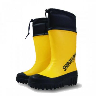 ふるさと納税 二本松市 東邦の白くま 長靴 イエローSサイズ