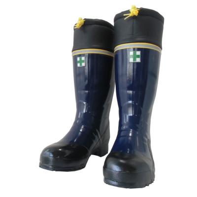 ふるさと納税 二本松市 カラー防寒安全靴 長靴 ネイビーMサイズ