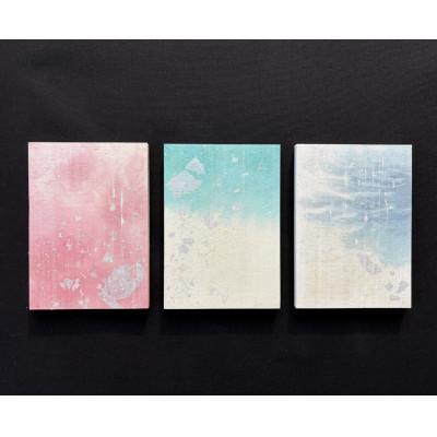 ふるさと納税 中野市 箔アートプレート 2Lサイズ3枚選-2