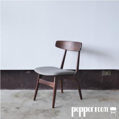 ふるさと納税 小野市 ダイニングチェア 01 ウォールナット グレー