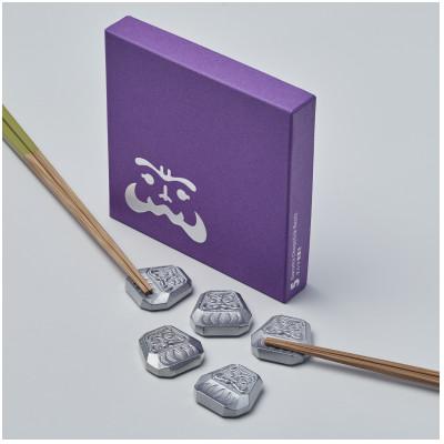 ふるさと納税 高岡市 [高岡銅器]ダルマ箸置き 5個入り