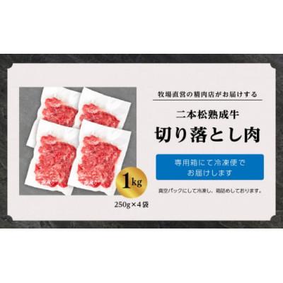 ふるさと納税 二本松市 二本松熟成牛 切り落とし1kg(250g×4袋)小分け |  | 02