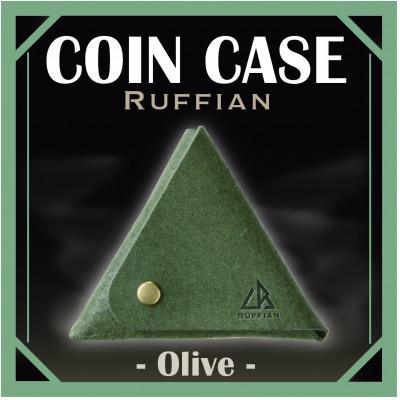 ふるさと納税 三木町 [△コインケース 猪革]革好きな人へ ジビエレザー オリーブ/ RUFFIAN