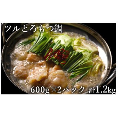 ふるさと納税 五木村 ツルとろもつ鍋 600g×2P 計:1.2kg(五木村)