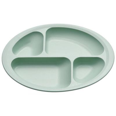 ふるさと納税 奈良市 バイオマス原料使用 すくいやすい仕切りプレート グリーン NLPS1B 653568