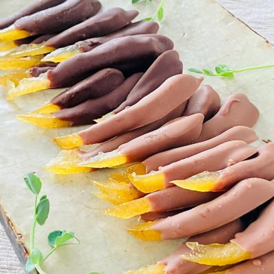 ふるさと納税 綾町 ピールチョコ&lt;綾日向夏ビター&amp;ミルク&gt;白砂糖不使用♪