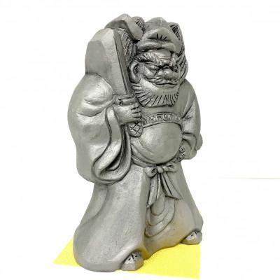 ふるさと納税 高浜市 贈り物、玄関飾りに最適、伝統工芸士が無病息災、邪気除けの願いを込めて作る瓦人形「鍾馗さん5号」_3