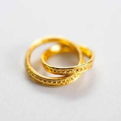 ふるさと納税 山梨県 【山梨県】【ジュエリー】K24 pure gold link/リンク ペンダントトップの画像