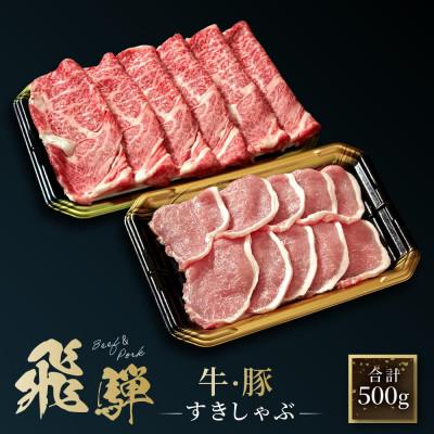 ふるさと納税 高山市 飛騨牛 焼肉 肩ロース200g &amp; 飛騨豚 ロース300g