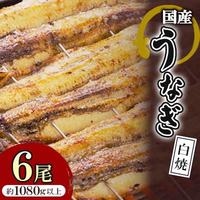 ふるさと納税 吉野ヶ里町 国産うなぎの白焼 6尾セット(約1080g)