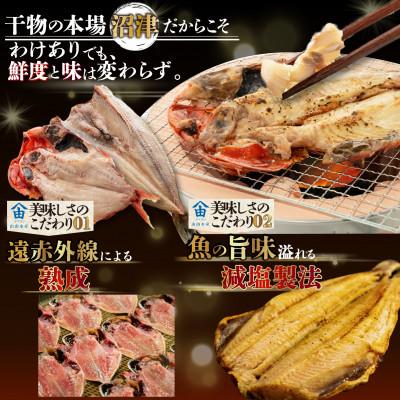 ふるさと納税 沼津市 【山由水産】 訳あり 干物 詰め合わせ セット 3kg