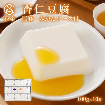 ふるさと納税 足利市 とろける杏仁豆腐フルーツソース付 10個入