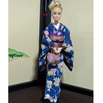 ふるさと納税 松崎町 ドール着物 〜着せ替え人形の小さな着物と帯セットU〜